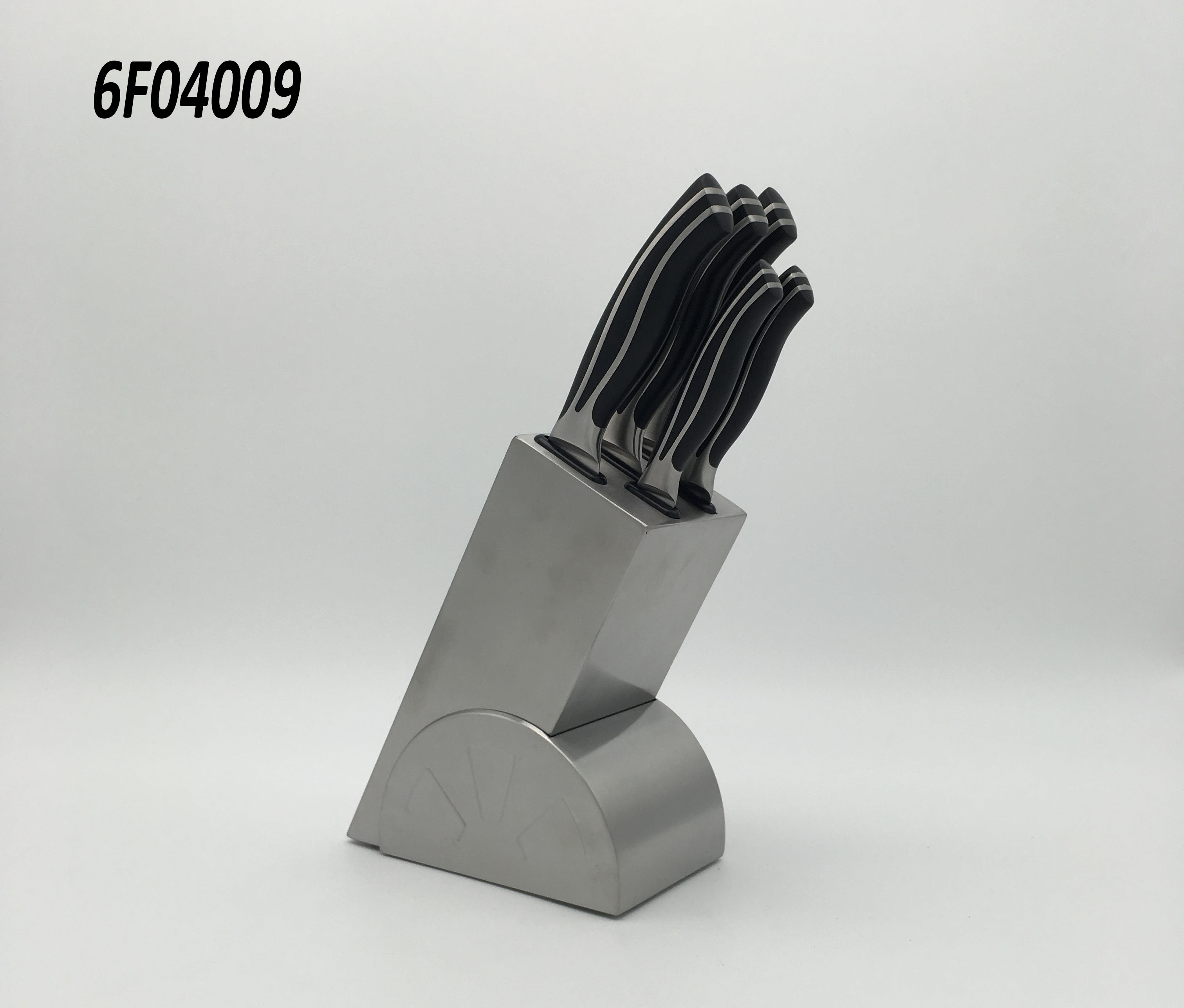 6 pc knife block set