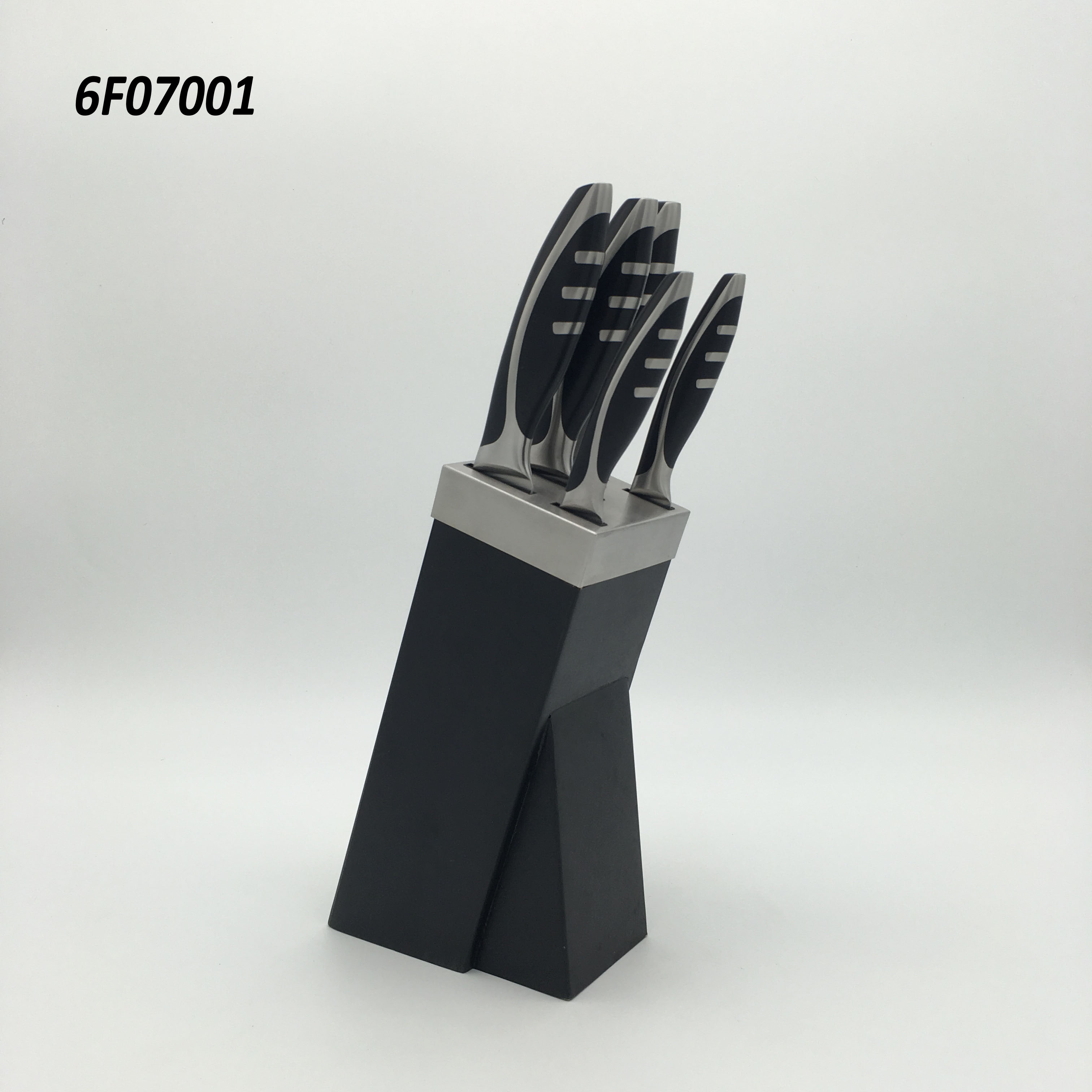 6 pc knife block set