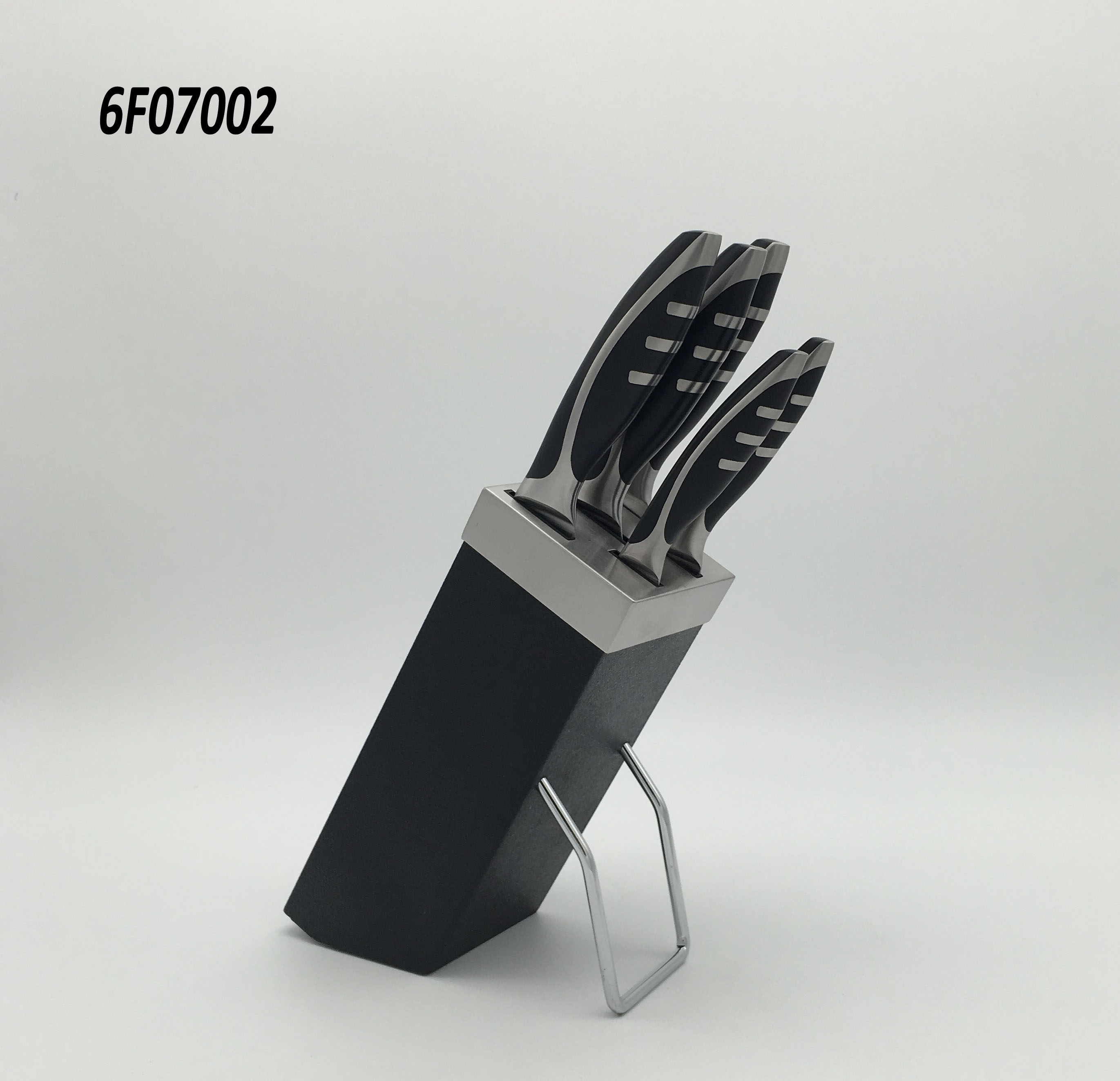 6 pc knife block set