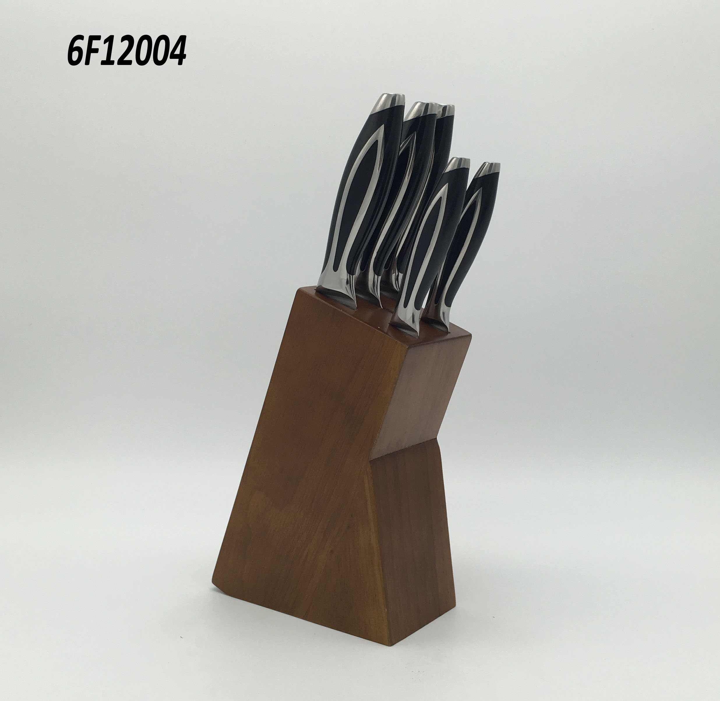 6 pc knife block set
